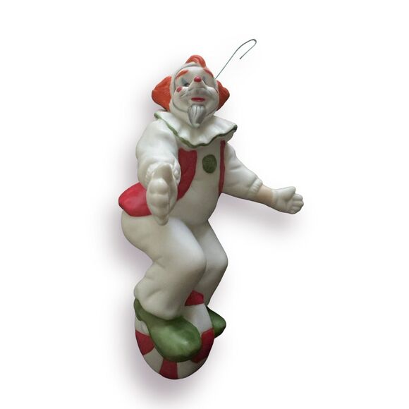 Hallmark Keepsake Ornament 1989 - Peppermint Clown With Stand Christmas Decor - Picture 5 of 7